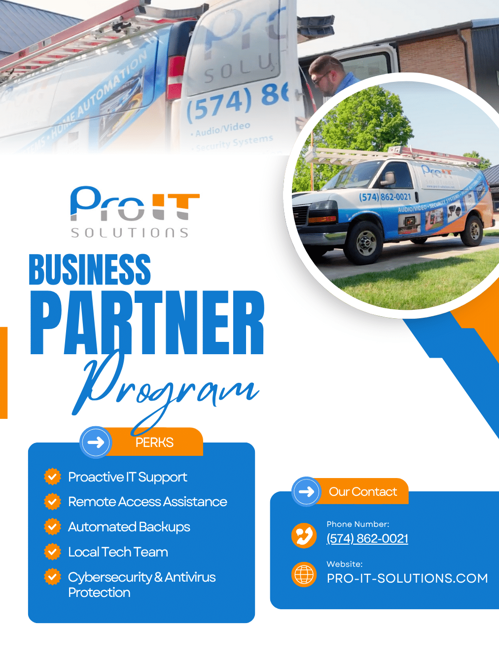 Business partner program Managed IT Services Flyer